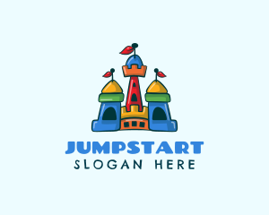 Inflatable Bounce Castle logo design