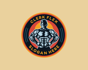 Muscle Man Fitness logo design