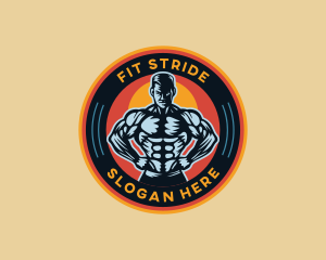 Muscle Man Fitness logo design