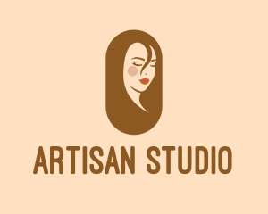 Aesthetic Woman Makeup logo design