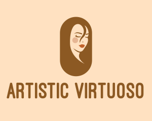 Aesthetic Woman Makeup logo design