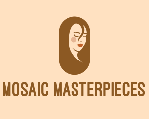 Aesthetic Woman Makeup logo design