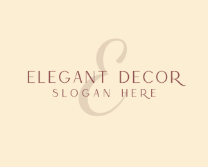 Luxury Feminine Salon logo design