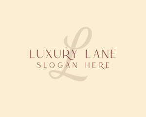 Luxury Feminine Salon logo design