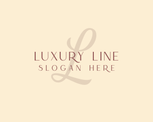 Luxury Feminine Salon logo design