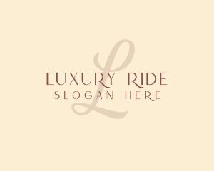 Luxury Feminine Salon logo design