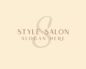 Luxury Feminine Salon logo design