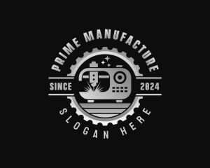 CNC Laser Manufacturing logo design