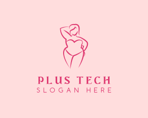 Plus Size Lingerie Swimwear logo design