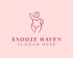 Plus Size Lingerie Swimwear logo design