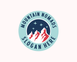 Outdoor Mountain Summit logo design