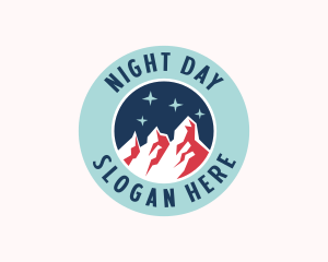 Outdoor Mountain Summit logo design