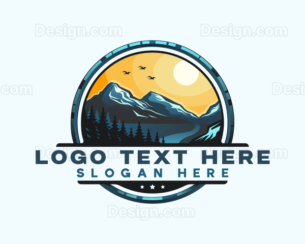 Mountain Landscape Outdoor Logo