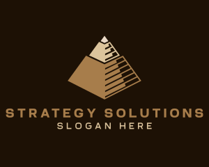 Pyramid  Architectural Landmark  logo design