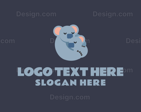 Koala Hug Sleep Logo