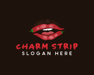 Sexy Chili Lips logo design