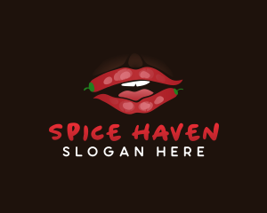 Sexy Chili Lips logo design