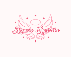 Angelic Wings Halo logo design