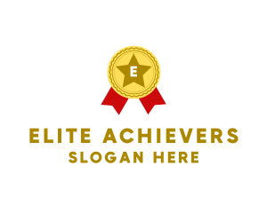 Award Ribbon Medal  logo design