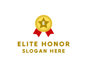 Award Ribbon Medal  logo