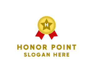 Award Ribbon Medal  logo design