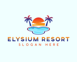 Swimming Pool Sun logo