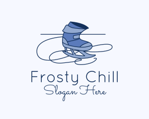 Ice Skating Shoes  logo design