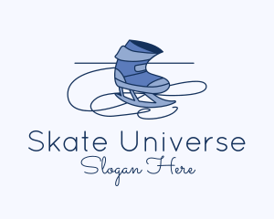 Ice Skating Shoes  logo design