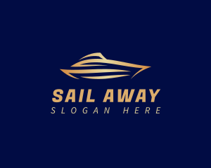 Sail Boat Yacht logo design