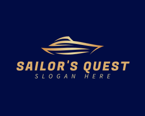 Sail Boat Yacht logo design