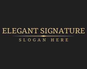 Golden Elegant Cosmetics logo design