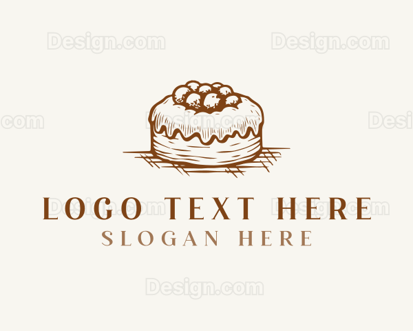 Sweet Pastry Cake Logo