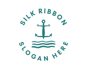 Marine Ocean Anchor logo design