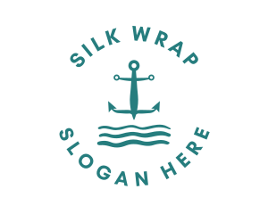 Marine Ocean Anchor logo design