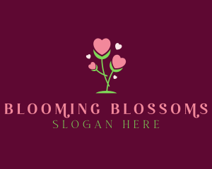 Romantic Heart Bloom  logo