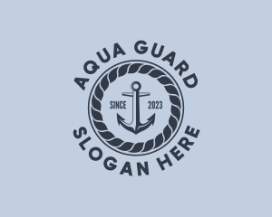 Marine Anchor Rope logo design