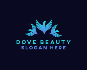 Dove Bird Animal logo design