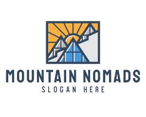 Mountain Sun House logo design