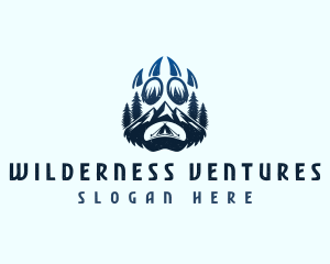 Wilderness Bear Claw logo design