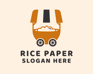 Rice Bowl Food Cart logo design