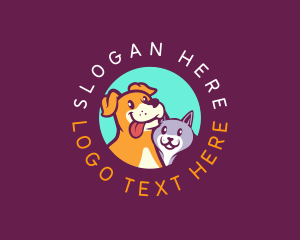 Dog Cat Pet logo