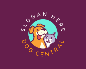 Dog Cat Pet logo design