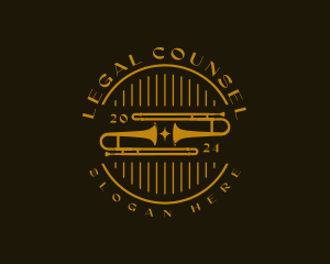 Musical Instrument Trombone logo