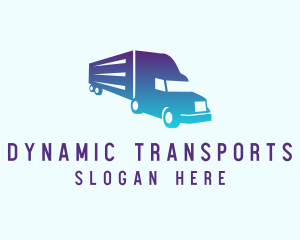 Delivery Truck Logistics logo design