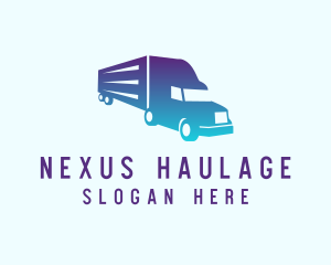 Delivery Truck Logistics logo design