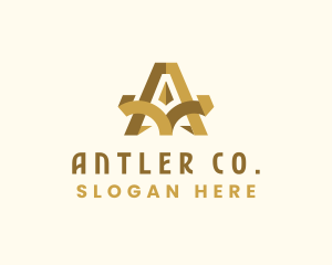 Marketing Firm Letter A logo design