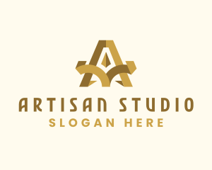 Marketing Firm Letter A logo design