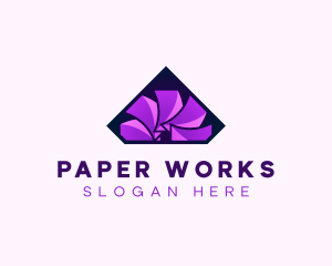 Flipping Paper Cards logo design