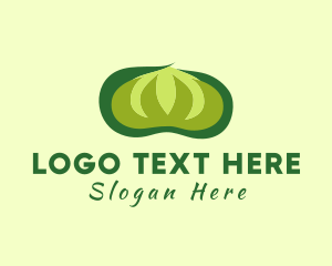 Green Cotton Plant logo