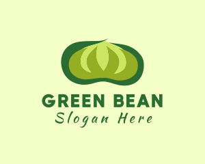 Green Cotton Plant logo design
